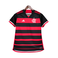 Flamengo Women's Home Jersey 24/25 - Red and Black