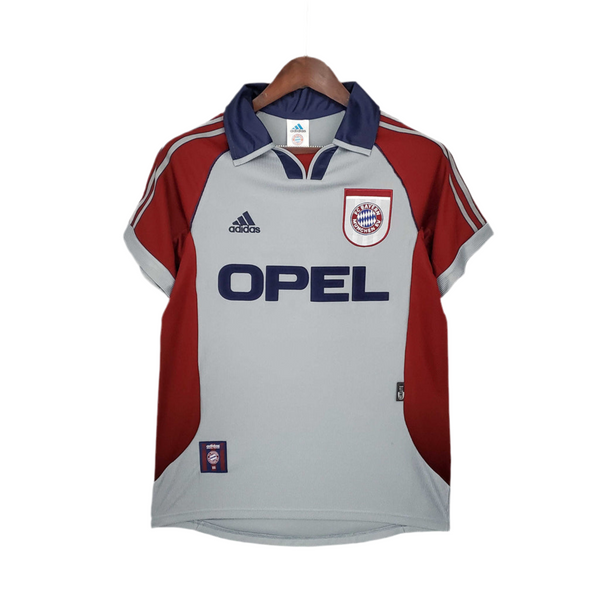 Maillot Rétro Bayern Munich 1998/1999 - Rouge et Gris
