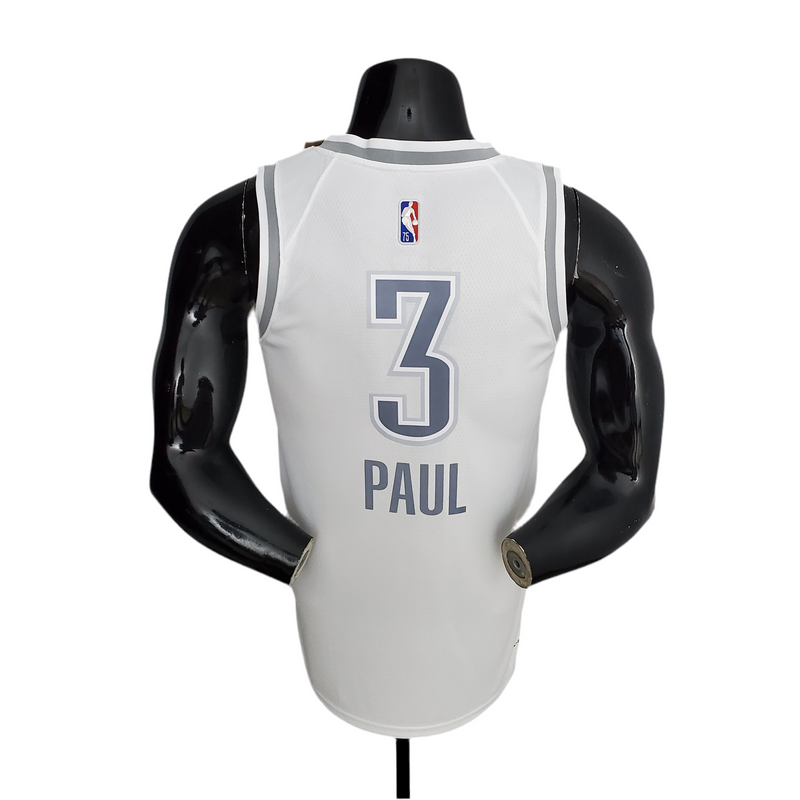 Oklahoma City Thunder 75th Anniversary Men's NBA Tank Top - White
