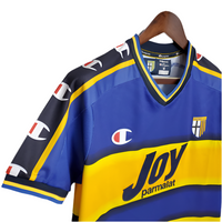 Camisola Parma Retrô 2001/2002 Azul e Amarela - Champion