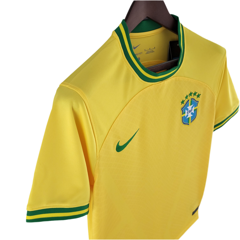 Camisola Seleção Brasil 2022 - Amarela - Conceito Amarela