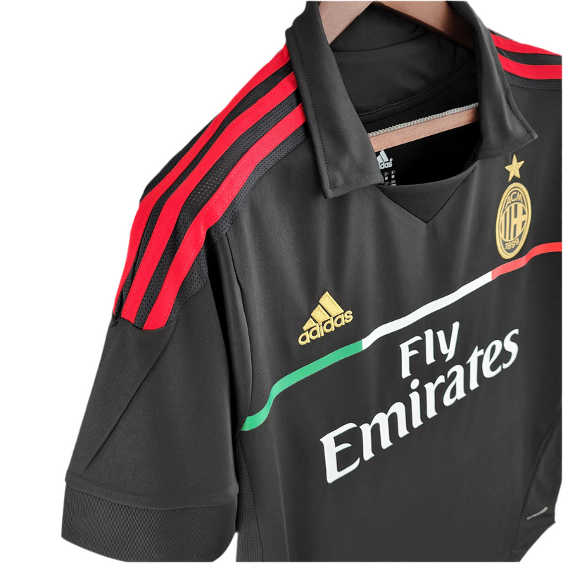 Camisola AC Milan Retrô III 11/12 - Preta