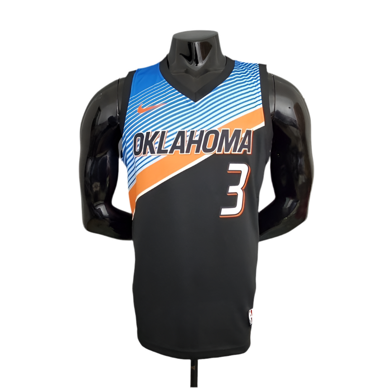 Oklahoma City Thunder Men's NBA Tank Top - Black