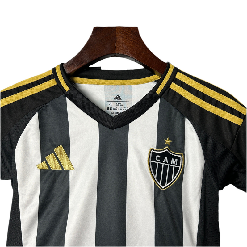 Atlético Mineiro Kids Kit I 25/26 - Black and White