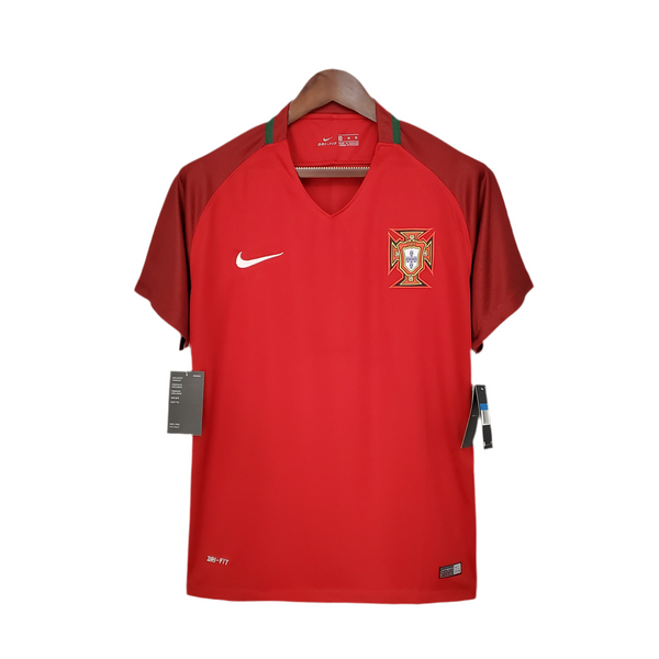 Portugal Retro 2016 Jersey - Red