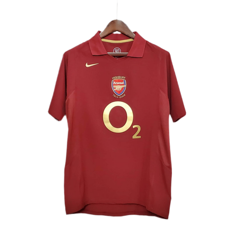 Arsenal Retro 2005/2006 Shirt - Wine