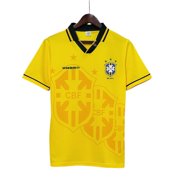 Retro Brazilian National Team Jersey 1993/1994 Yellow -