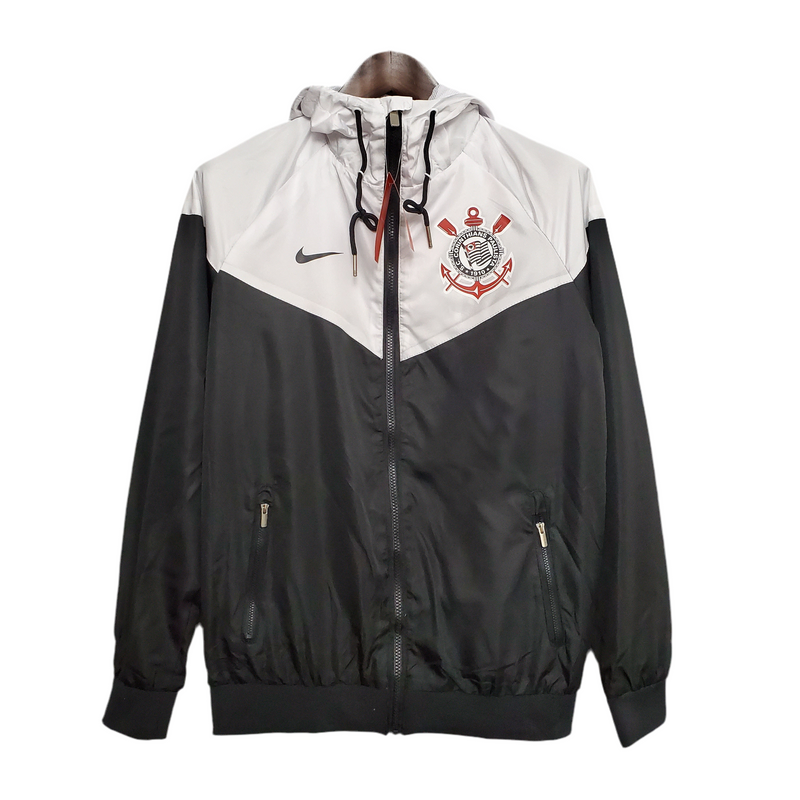 Corinthians Windbreaker - Black and White
