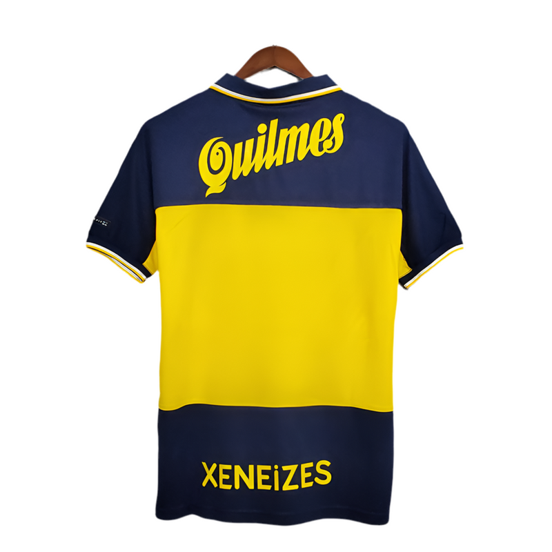 Boca Juniors Retro 1999 Blue and Yellow Jersey -