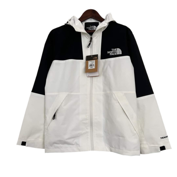 The North Face Windbreaker - White and Black
