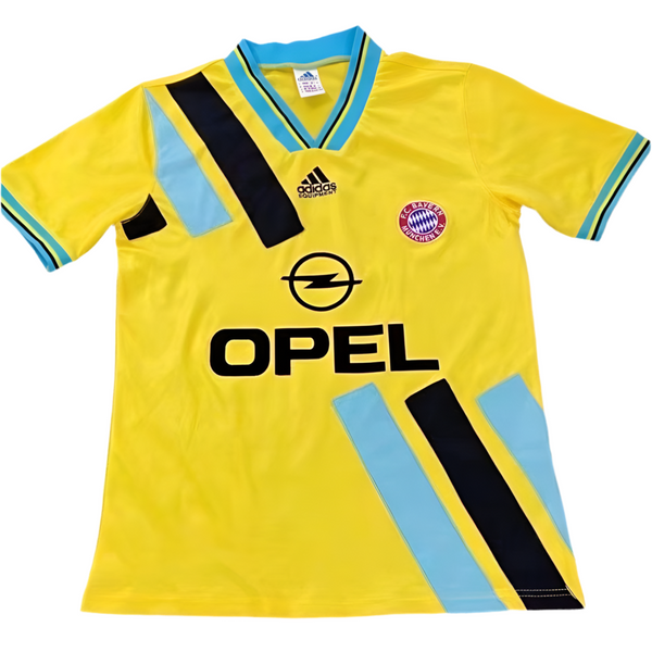 Maillot rétro Bayern Munich 1993/1995 - Jaune