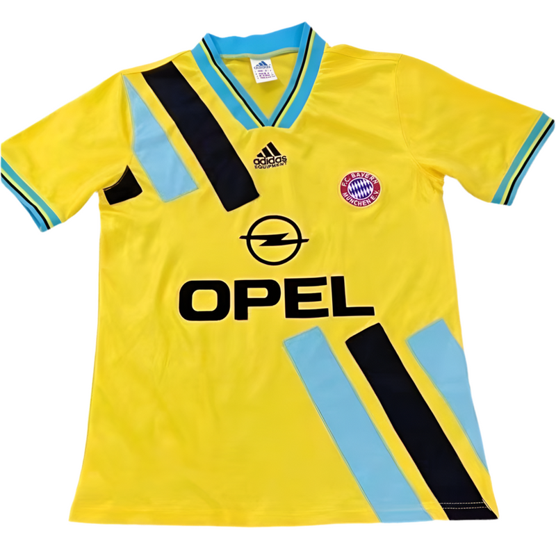 Maillot rétro Bayern Munich 1993/1995 - Jaune