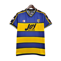 Camisola Parma Retrô 2001/2002 Azul e Amarela - Champion