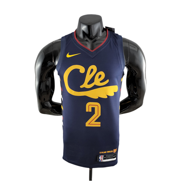 Cleveland Cavaliers Men's NBA Striped Tank Top - Navy Blue