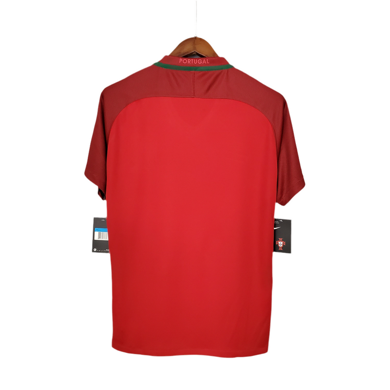 Portugal Retro 2016 Jersey - Red