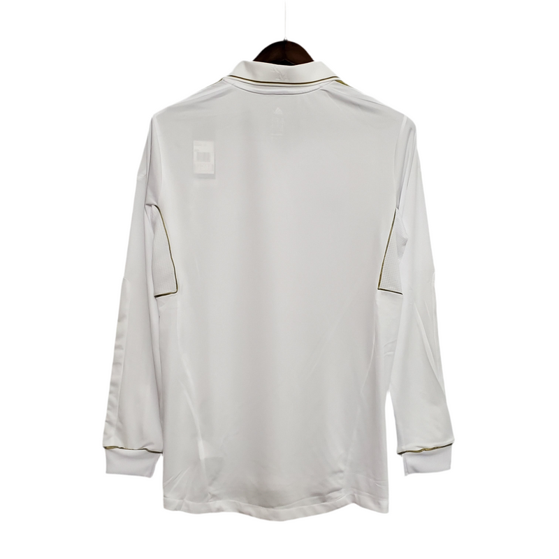 Real Madrid 11/12 Long Sleeve Jersey - White