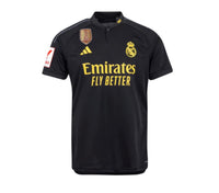 Real Madrid Third Shirt with La Liga Patch + CWC 23/24 - Black and Yellow