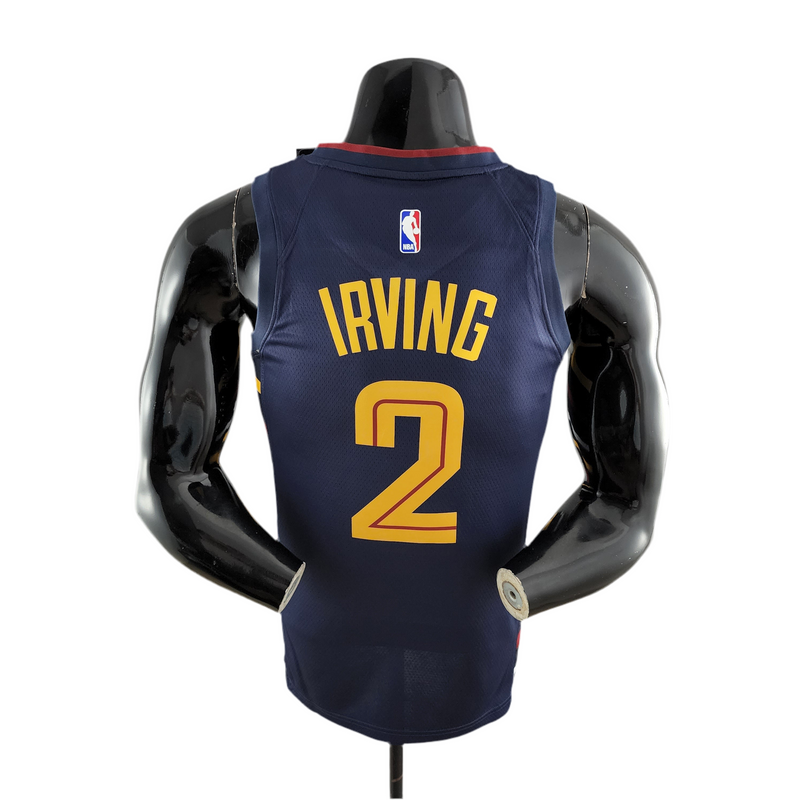 Cleveland Cavaliers Men's NBA Striped Tank Top - Navy Blue