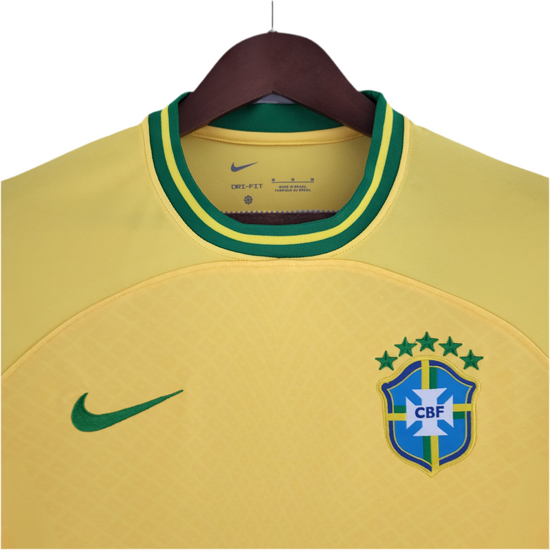 Camisola Seleção Brasil 2022 - Amarela - Conceito Amarela