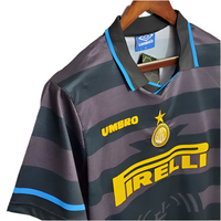 Camisola Inter de Milão Retrô 1997/1998 - Cinza