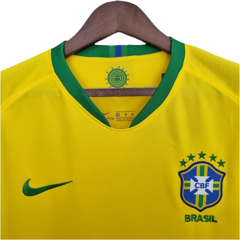 Retro 2008 Brazilian National Team Jersey Yellow -