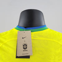 Maillot Brésil Domicile 2022 - Joueur Jaune Homme