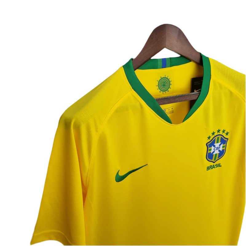 Retro 2008 Brazilian National Team Jersey Yellow -