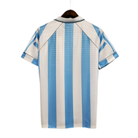 Camisola Seleção Argentina Retrô 1997-1998 Azul e Branca -