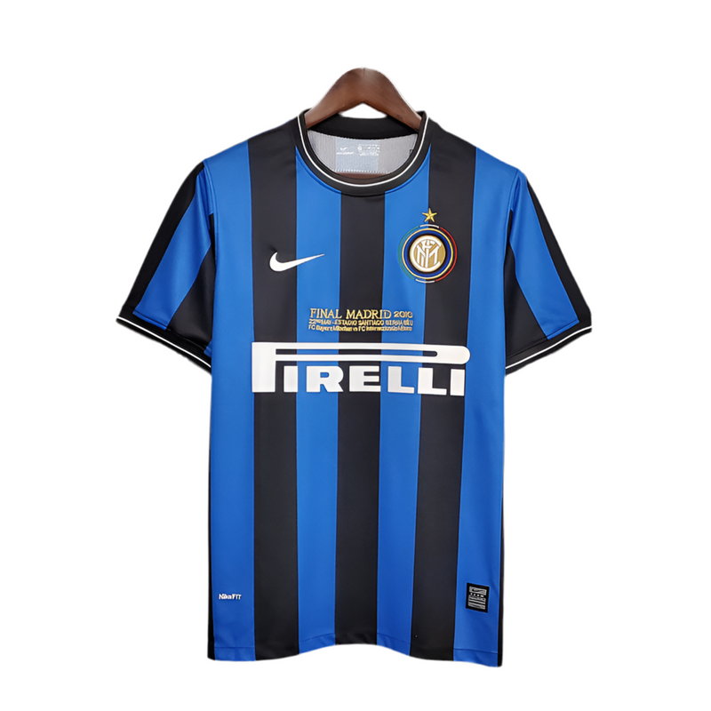 Maillot Inter Milan Rétro 2010 - Bleu et Noir