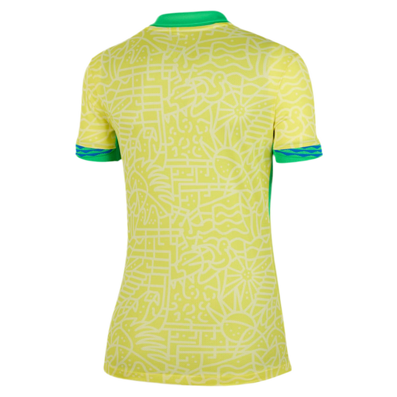 Women's Brazil National Team I Jersey 24/25 - Yellow