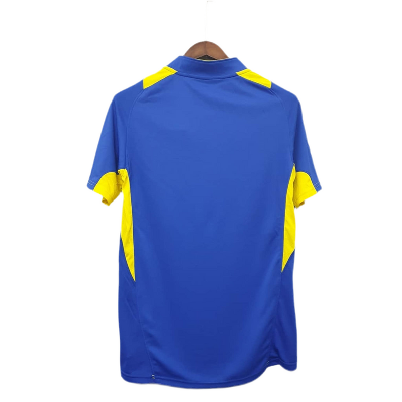 Boca Juniors Retro 2005 Blue and Yellow Jersey -