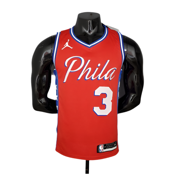 Philadelphia Men's NBA Tank Top - Red