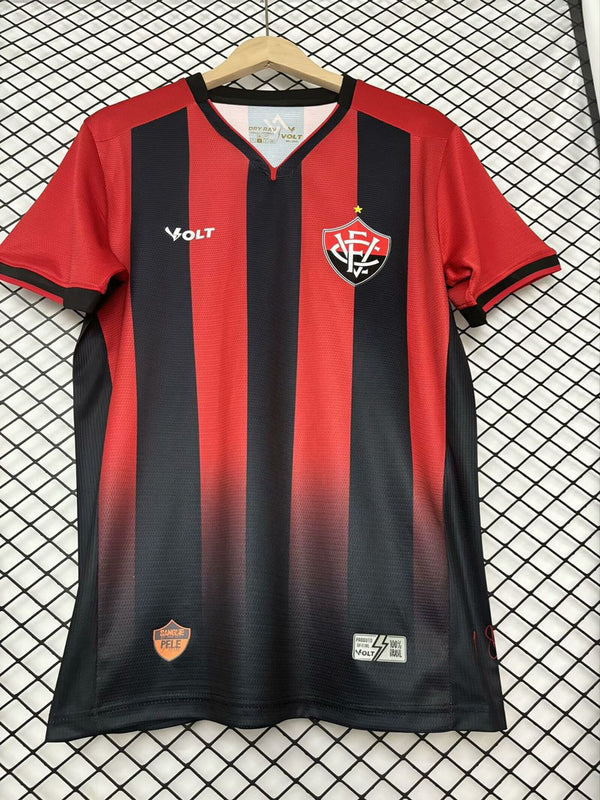 Sport Club Vitoria 23/24 Jersey - Red and Black