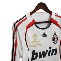 Camisola Manga Longa AC Milan Champions League 06/07 - Branco