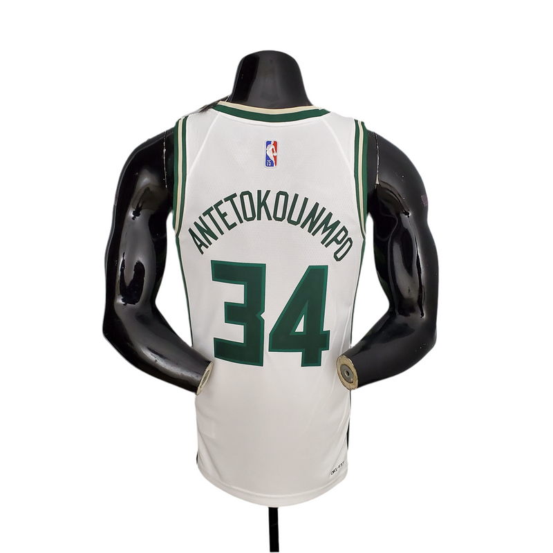 Débardeur NBA Milwaukee Bucks pour Homme - Blanc
