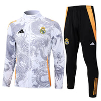 Real Madrid 24/25 Tracksuit - White