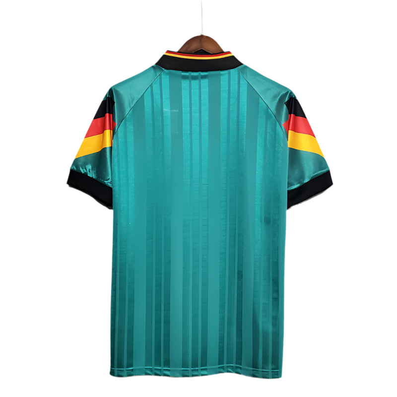 Maillot rétro de l'équipe nationale d'Allemagne 1992 - Vert