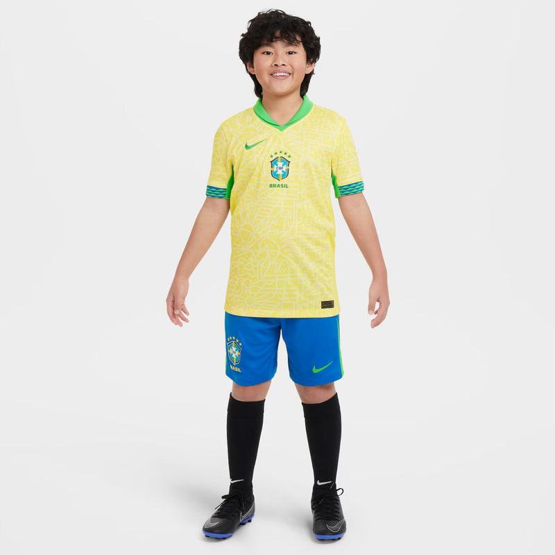 Brazil 24/25 Kids Kit - Yellow and Blue