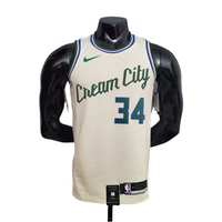 Débardeur NBA Milwaukee Bucks pour Homme - Beige