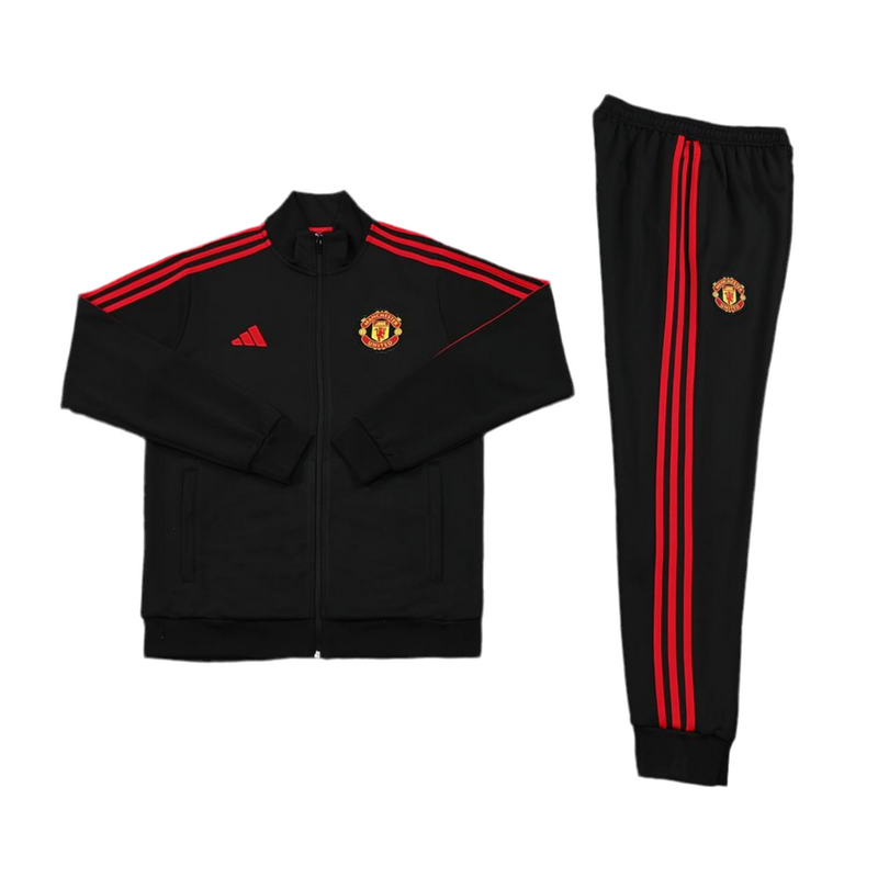 Manchester United 24/25 Tracksuit - Black