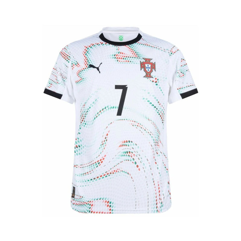 Portugal 25/26 II Shirt - White - Ronaldo
