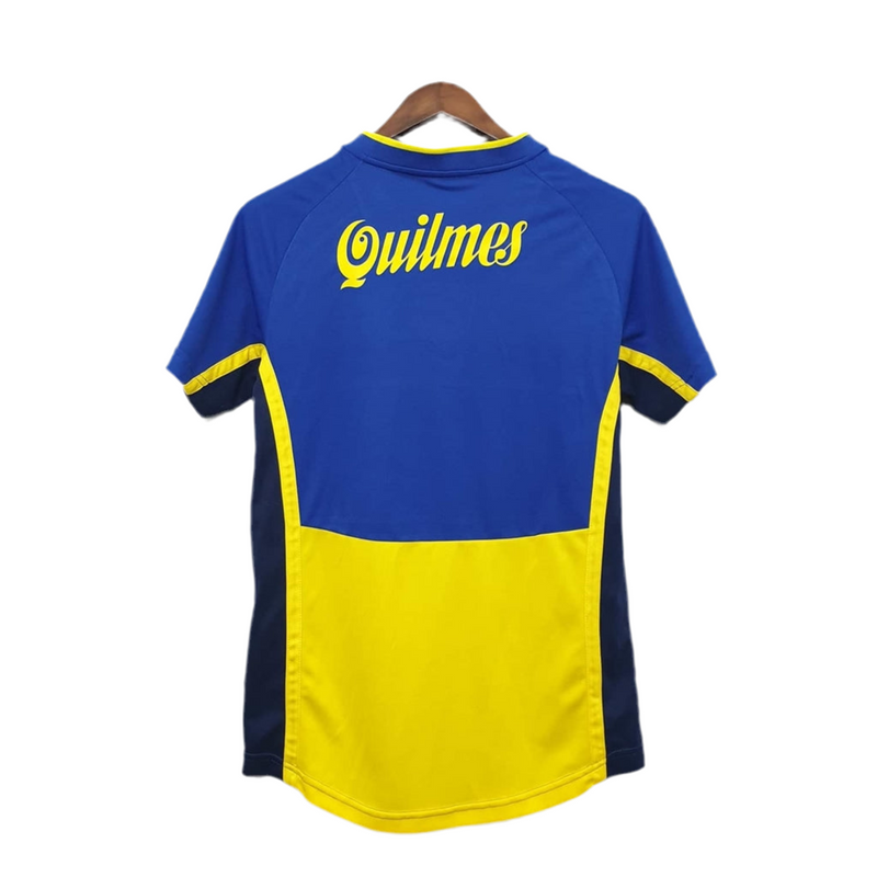 Boca Juniors Retro 2001 Blue and Yellow Jersey -