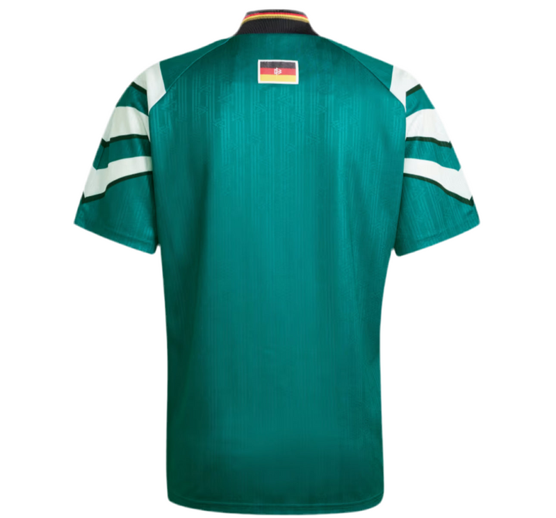 Maillot rétro de l'équipe nationale d'Allemagne 1996 - Vert