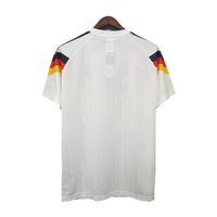 Maillot rétro de l'équipe nationale d'Allemagne 1990 - Blanc