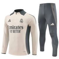 Real Madrid 24/25 Tracksuit - Grey