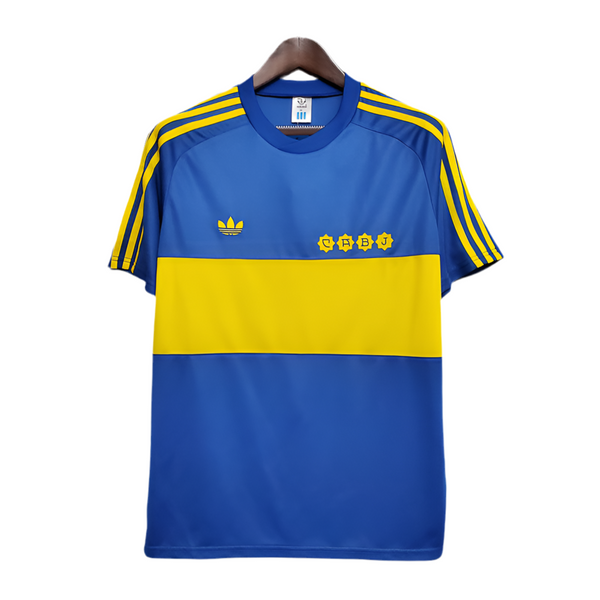 Boca Juniors Retro 1981 Blue and Yellow Jersey -