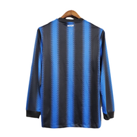 Maillot à manches longues Inter Milan I 10/11 - Bleu et Noir
