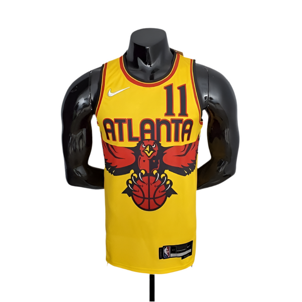 Atlanta Hawks 75th Anniversary Men's NBA Tank Top - Yellow