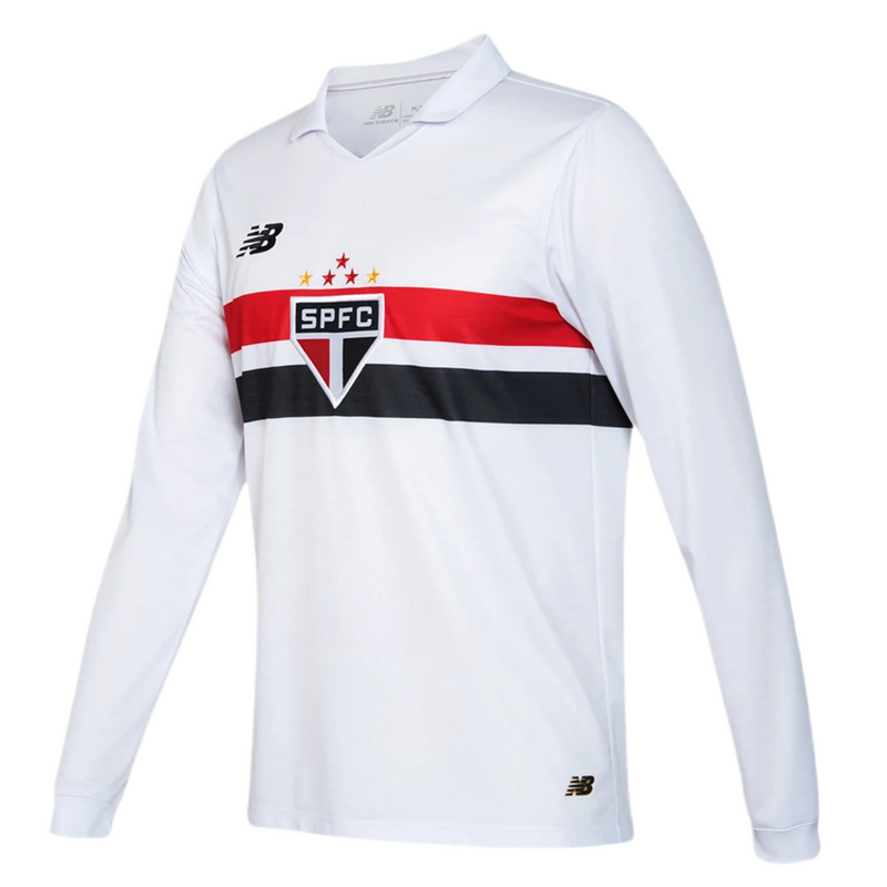 Long Sleeve T-Shirt Sao Paulo I 24/25 - White