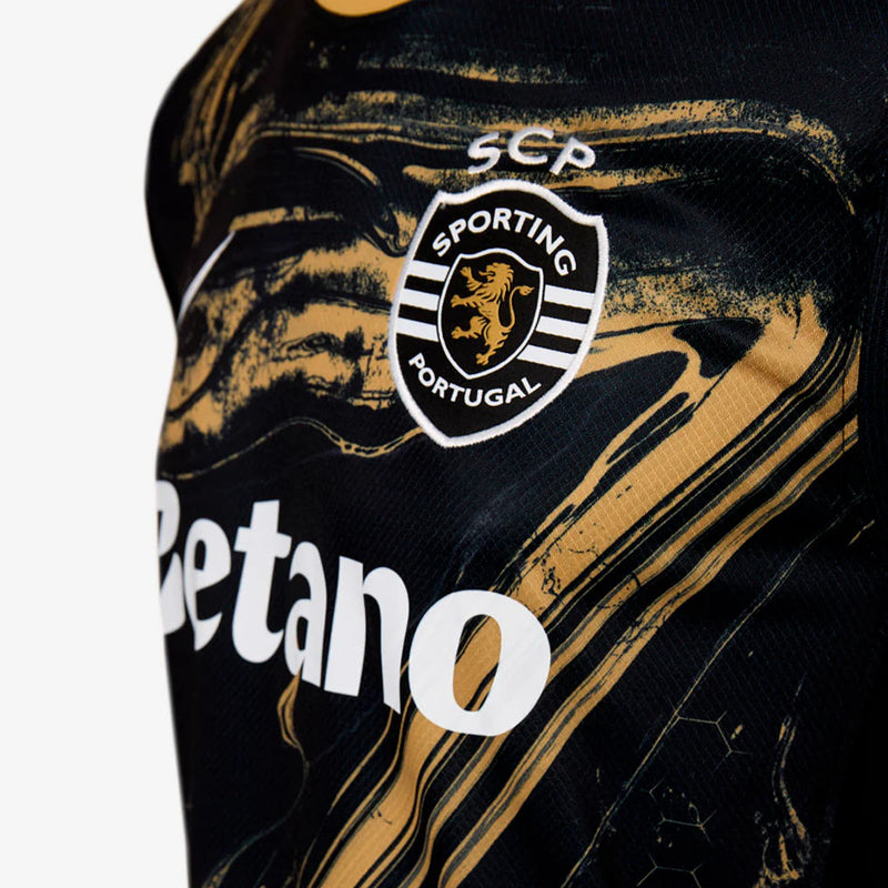 Sporting III 24/25 Jersey - Black and Gold